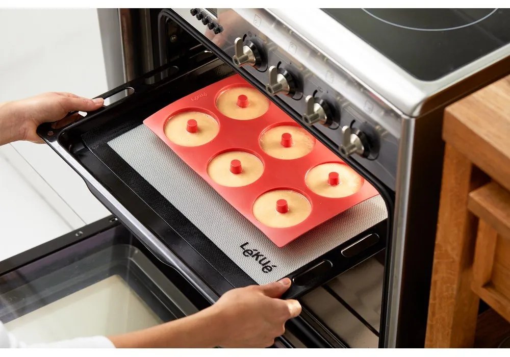 Stampo da forno in silicone adatto per donut 17,5x30,5 cm – Lékué