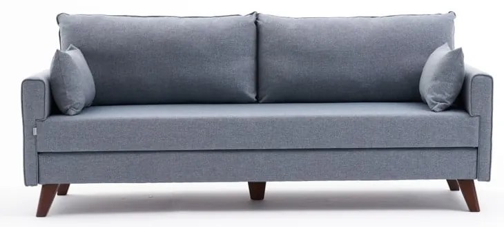 Divano letto azzurro 208 cm Bella - Balcab Home