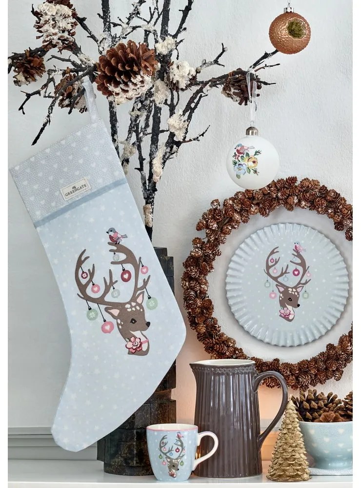 Tazza in gres blu per bambini, 200 ml Dina - Green Gate