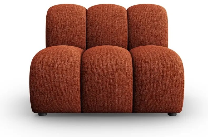 Divano componibile color mattone (solo con parte centrale) Lupine – Micadoni Home