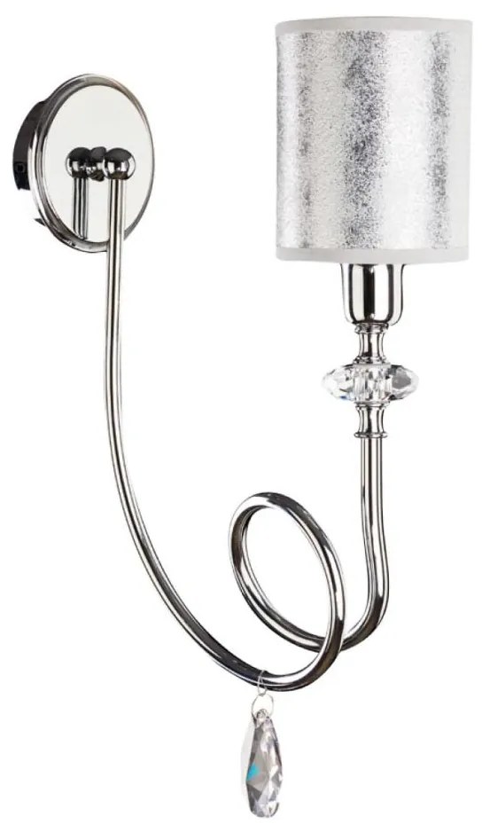 Jupiter 1597 - DE K1 CH - Applique di cristallo DELFINOA E14/40W