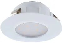 Faretto Ad Incasso Contemporaneo Pineda Policarbonato Bianco Led Integrato 4,9W