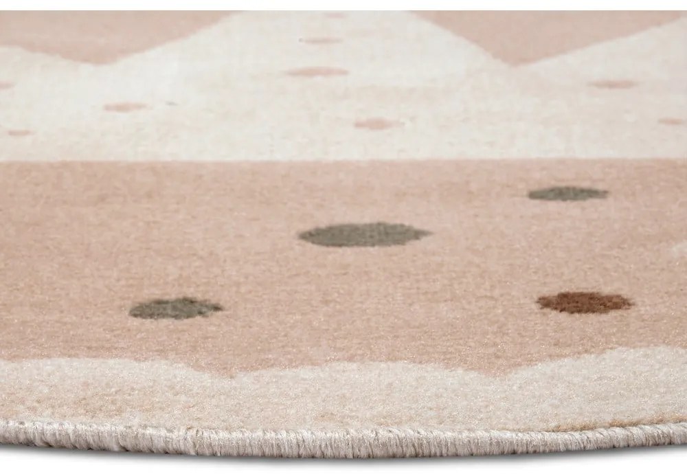 Tappeto beige per bambini ø 140 cm Crown - Hanse Home