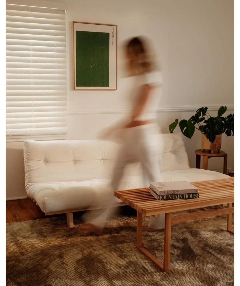 Divano in velluto a coste nero antracite 200 cm Lean - Karup Design