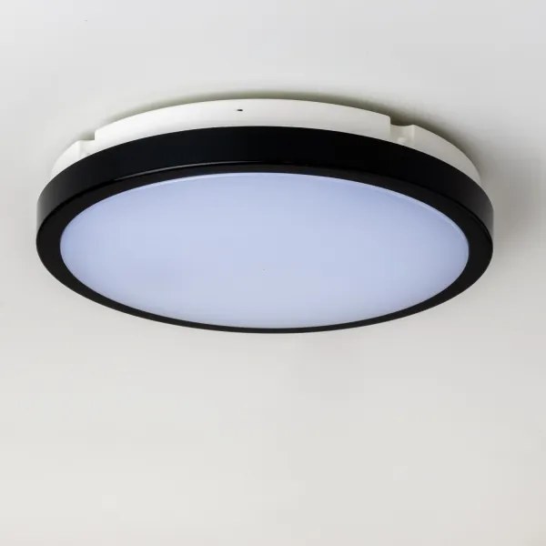 Brilagi - Plafoniera LED da bagno PERA LED/24W/230V diametro 28 cm IP65 nero