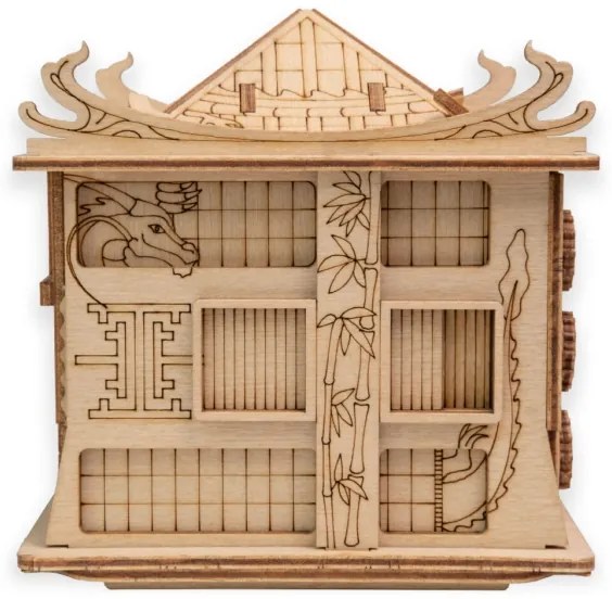 EscapeWelt - Puzzle in legno Casa del drago
