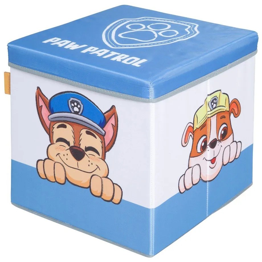 Organizer per giochi da bambino in tessuto 30x30x30 cm Paw Patrol – Roba