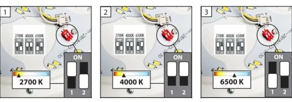 APLED - Lampada LED da bagno con sensore LENS LED/16W/230V IP44 2700-6500K