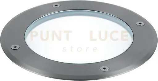 Faro a incasso calpestabile drive acciaio 1 luce attacco e27 ip67 1...