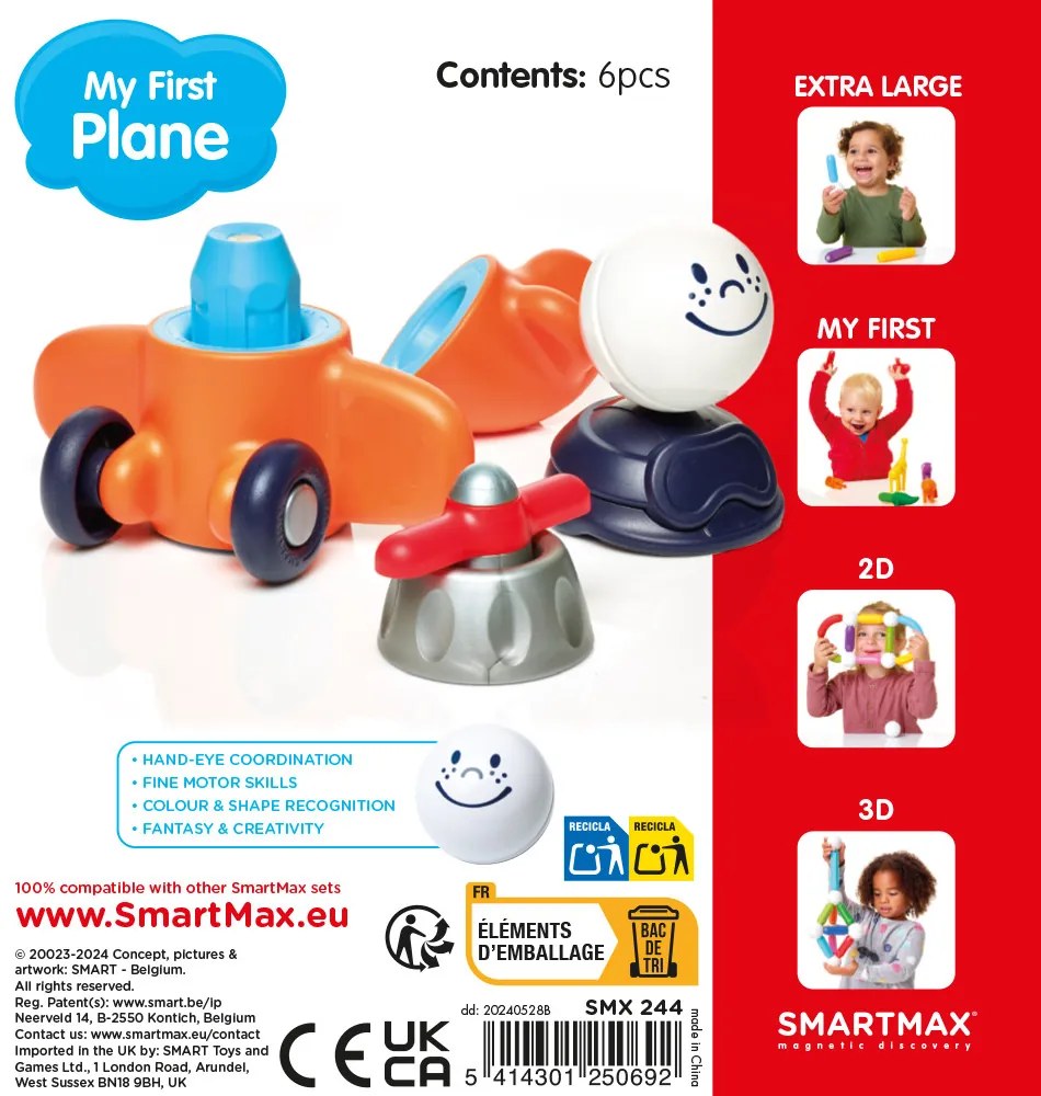 SmartMax - Il mio primo aereo - 6 pezzi