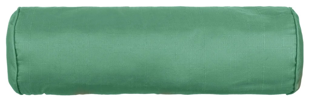 Cuscino poggiatesta a rullo verde 18x50 cm idrorepellente