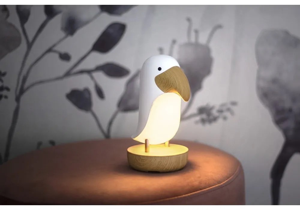 Luce notturna per bambini a LED bianco-marrone Toucan - Star Trading