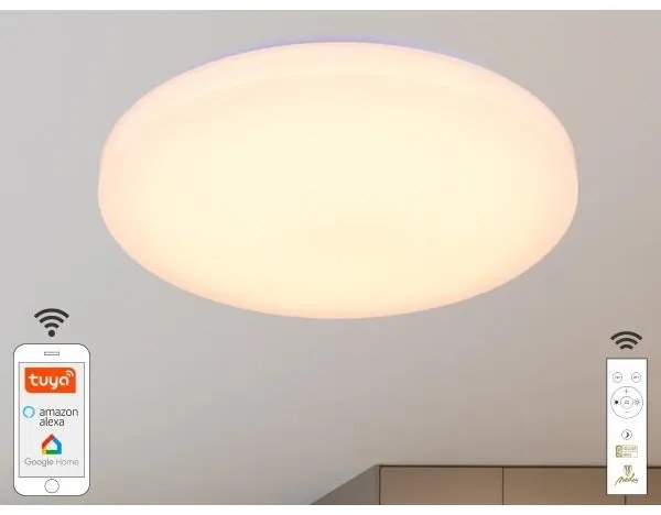 Plafoniera LED dimmerabile OPAL LED/48W/230V Wi-Fi Tuya + +TC