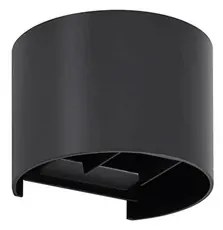 Nivar Round LED Applique da Esterno Black - Lindby