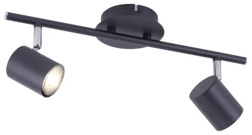 Leuchten Direkt 11942-13 - Faretto LED TARIK 2xGU10/5W/230V antracite