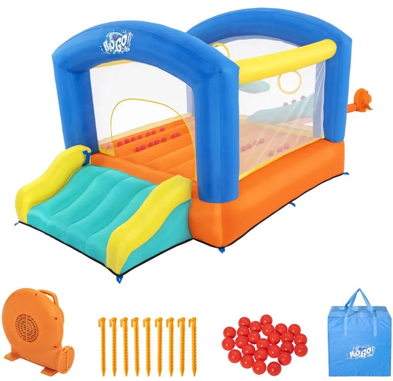 Trampolino gonfiabile ad aria costante salta e gioca, 289 x 213 x 173 cm - 53427 Bestway
