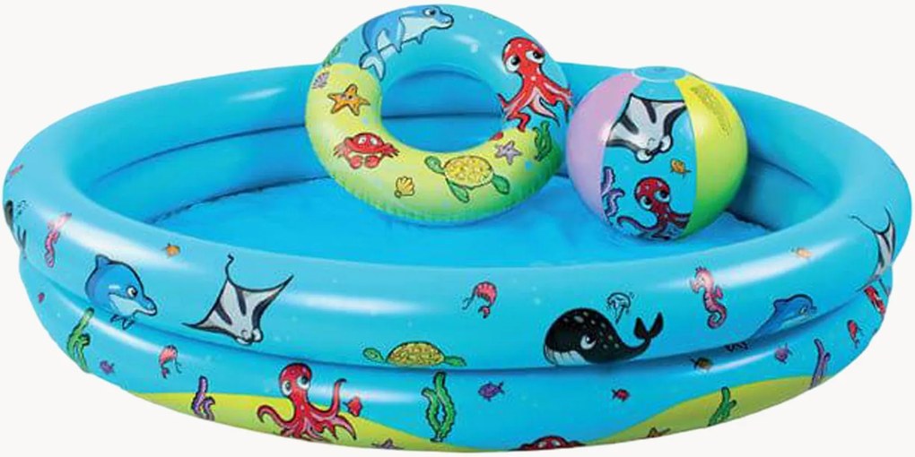 Set piscina gonfiabile per bambini Mini Marine