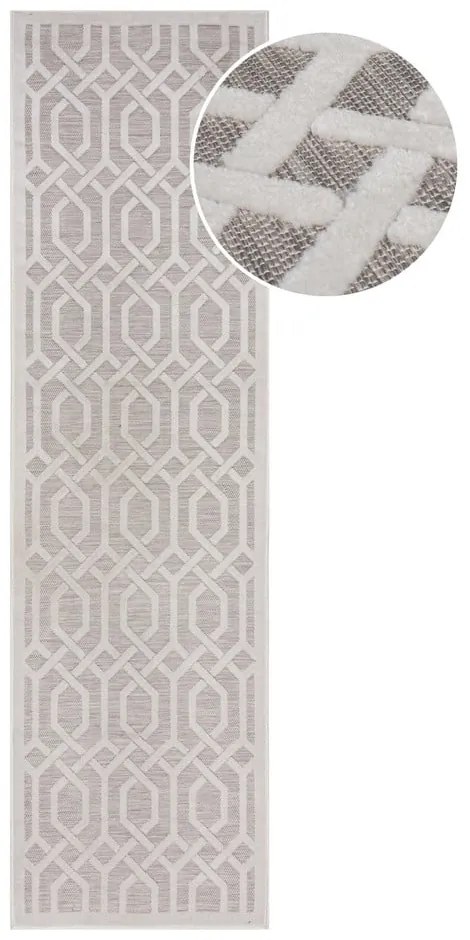 Tappeto beige per esterni 66x230 cm Mondo - Flair Rugs