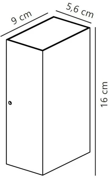 Nordlux - Applique a LED da esterno ROLD LED/10,5W/230V IP54 nero