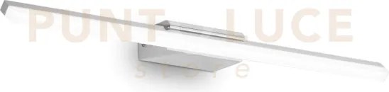 Riflesso applique da specchio ip54 led 3000k 16w 1750 lm cromo 62cm