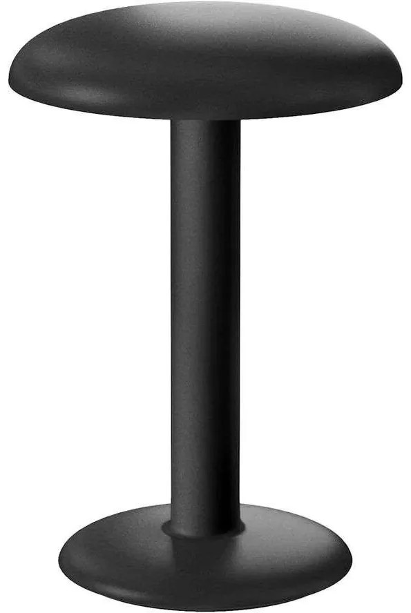 Flos - Gustave Portable Lampada da Tavolo Smooth Black Flos