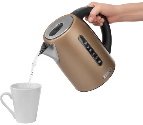 Sencor - Bollitore con termoregolazione 1,7 l 2150W/230V rame
