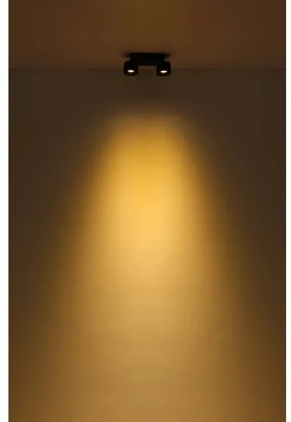 Globo 56961-2B - Faretto LED RAE 2xLED/6W/230V nero