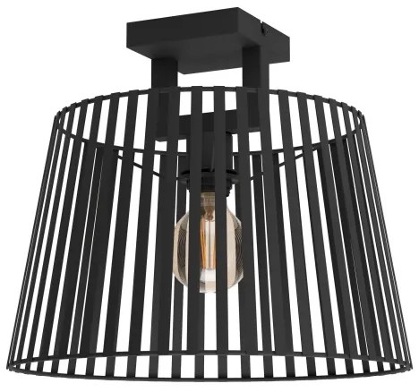 Eglo 390001 - Plafoniera BOGOTA 1xE27/40W/230V nero