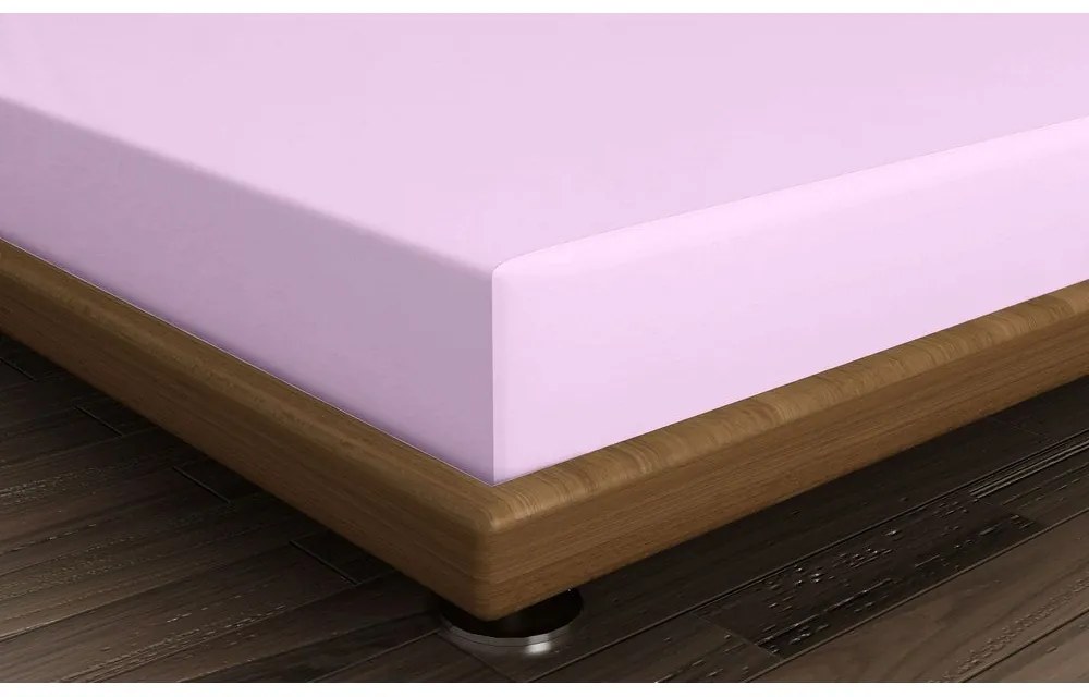 Lenzuolo con angoli rosa in cotone 140x200 cm – Mijolnir