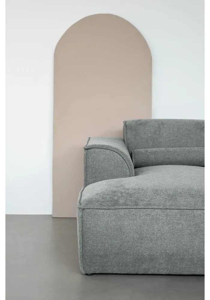 Divano componibile verde (con penisola a sinistra) Flex Felix – Miuform