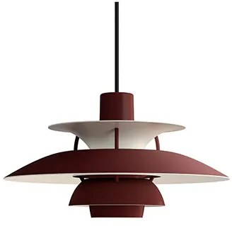 Louis Poulsen - PH 5 Mini Lampada a Sospensione Monochrome Burgundy Louis Poulsen