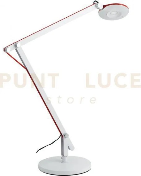 Lampada da lettura led locke bianca 6w 700lm 4000k 53x55cm orientabile
