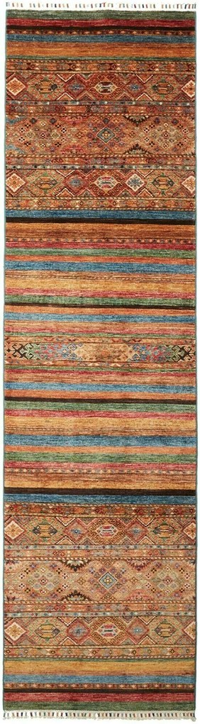 Samarkand Tappeto 80 x 310 (Pakistan) Annodato A Mano