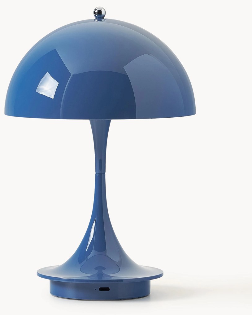 Lampada da tavolo portatile a LED con luce regolabile Panthella 160, Design Verner Panton