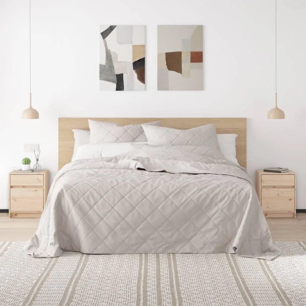 Comodino 40x31x50 cm in legno massello di pino
