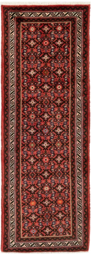 Hosseinabad Tappeto 200x70 (Iran) Annodato A Mano