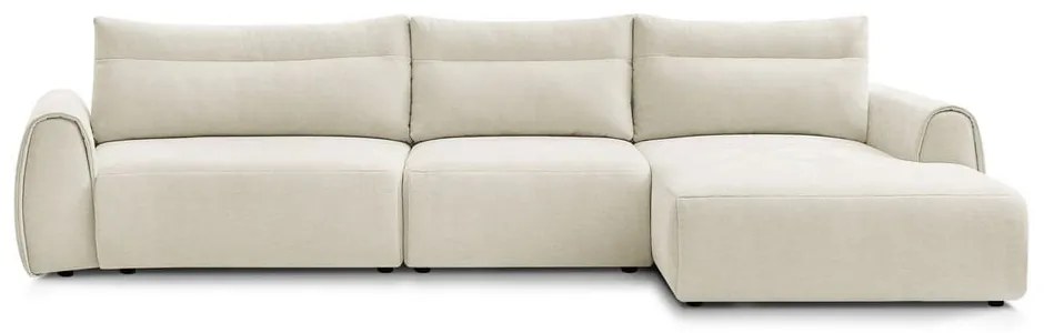 Divano angolare beige Aden – Bobochic Paris