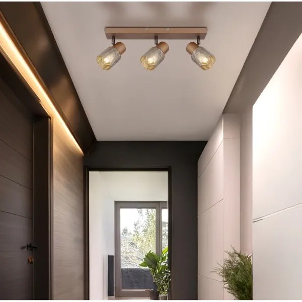 Globo 54314-3 - Faretto SATELLA 3xE14/40W/230V