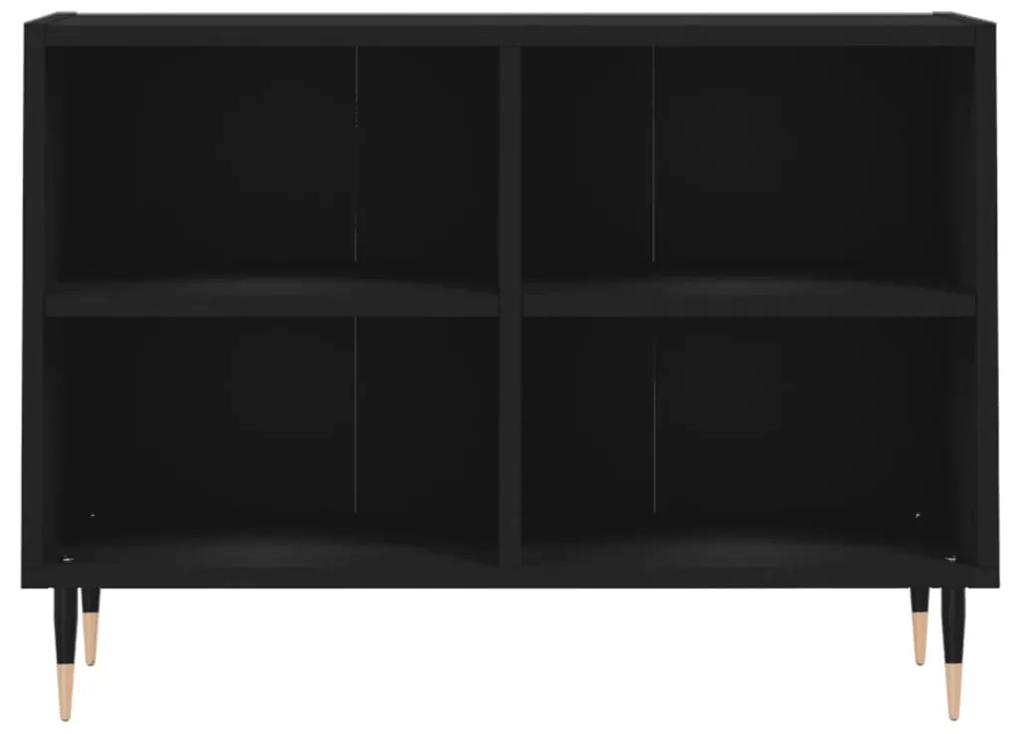 Mobile Porta TV Nero 69,5x30x50 cm in Legno Multistrato