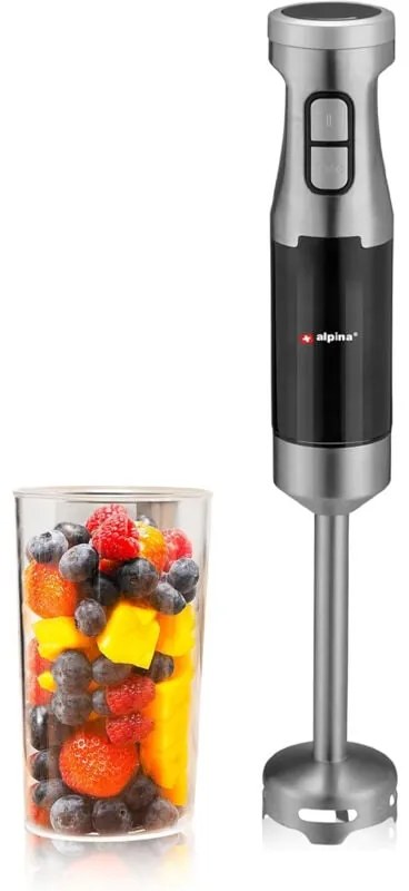 Frullatore Immersione Elettrico Mixer e Misurino 700ml 2 Velocità Potenza 1000W