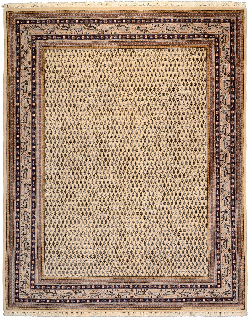 Mir Tappeto orientale 200 x 250 Beige (Indian) Annodato A Mano