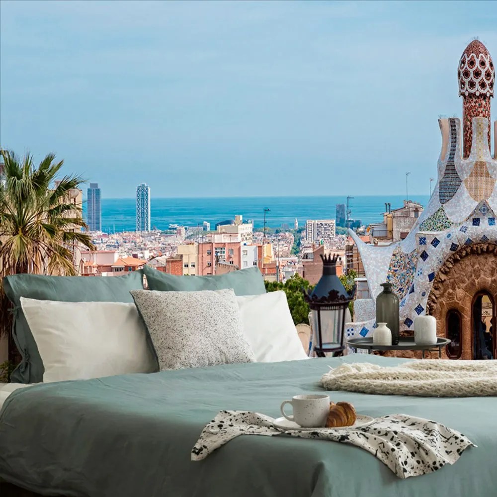 Carta da parati – Vista su Park Güell a Barcellona