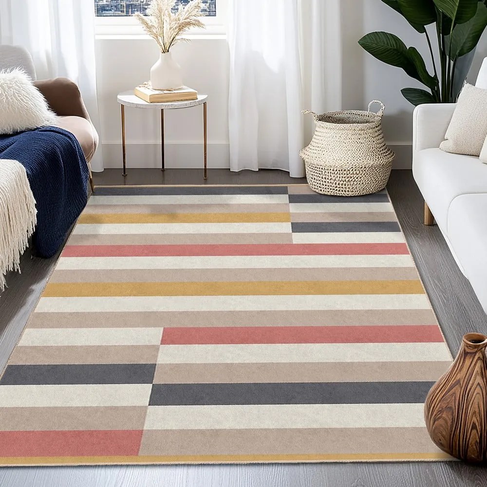 Passatoia lavabile 60x230 cm Rosy Bandas – Mila Home