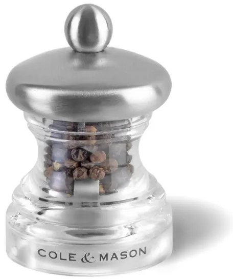 Cole&Mason - Set di macinini per sale e pepe BUTTON 2 pezzi 6,5 cm