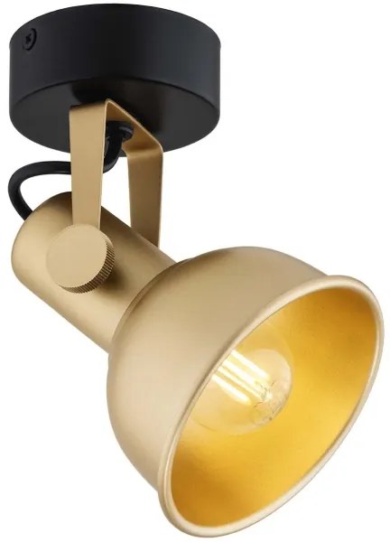 Argon 8248 - Faretto LENORA 1xE14/7W/230V oro/nero