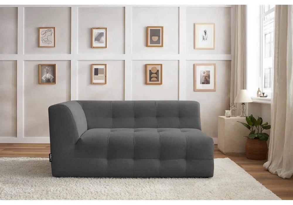 Modulo divano grigio scuro (angolo sinistro) Kleber - Bobochic Paris