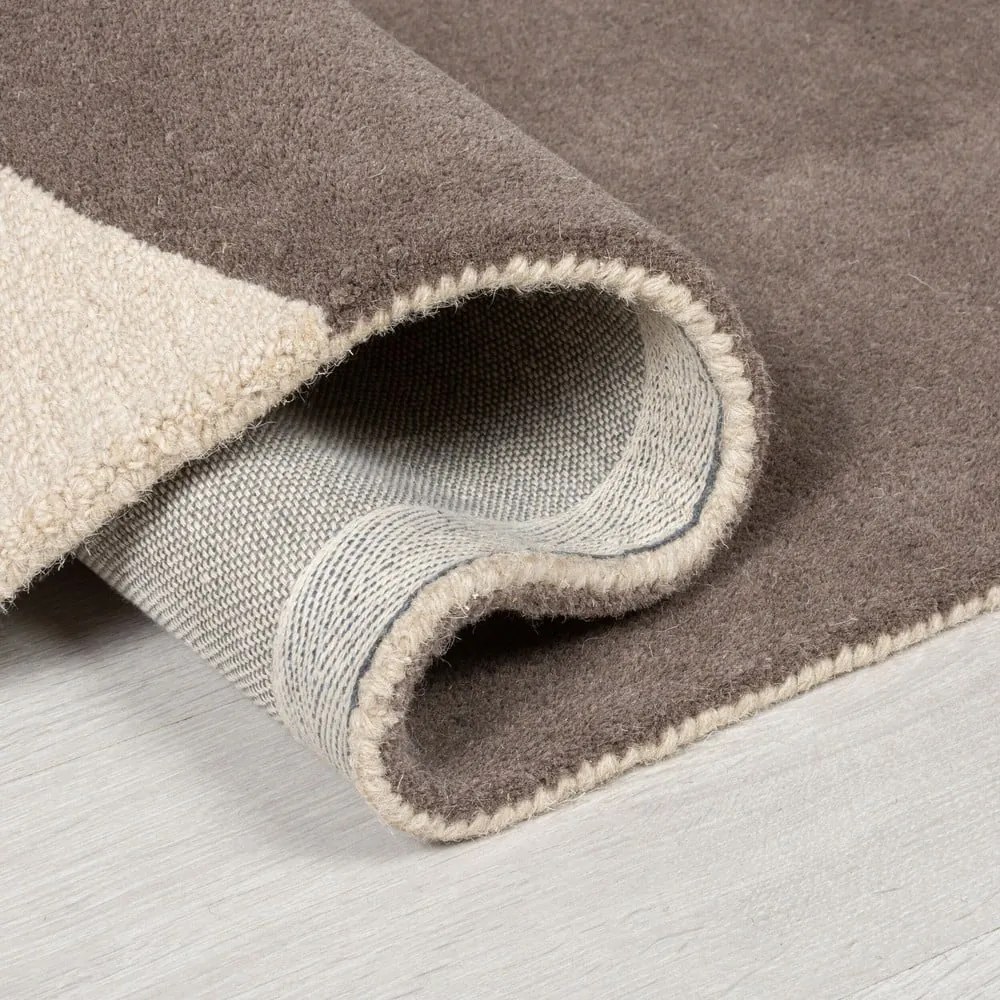 Tappeto in lana giallo ocra-beige 200x290 cm Glow - Flair Rugs