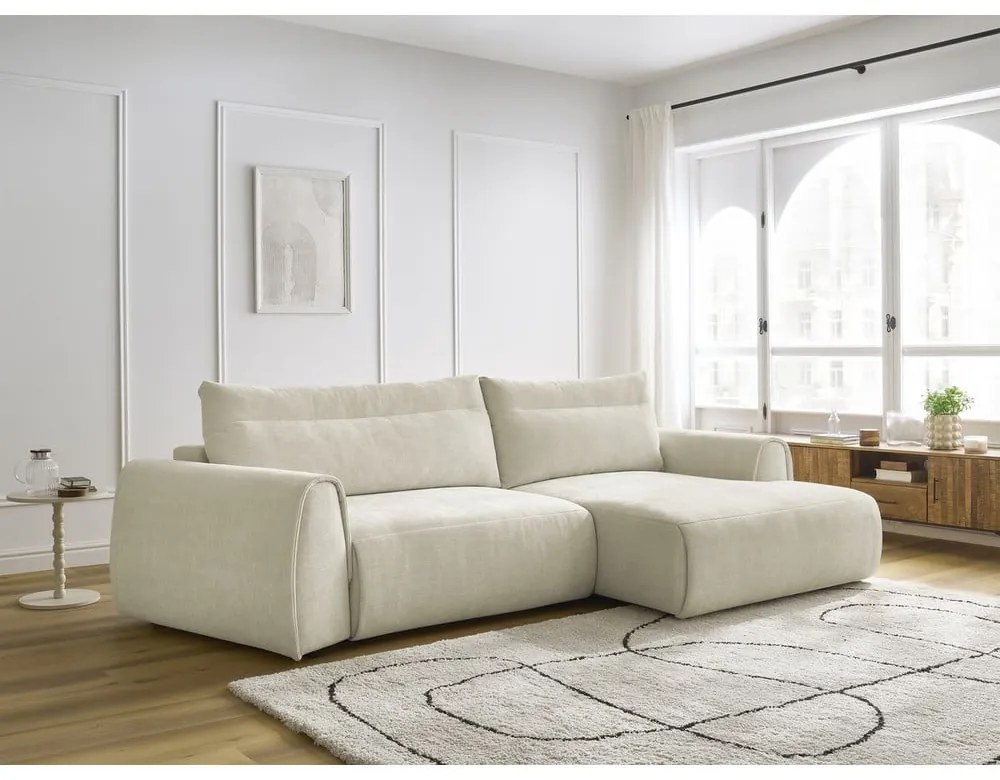 Divano angolare beige Aden – Bobochic Paris