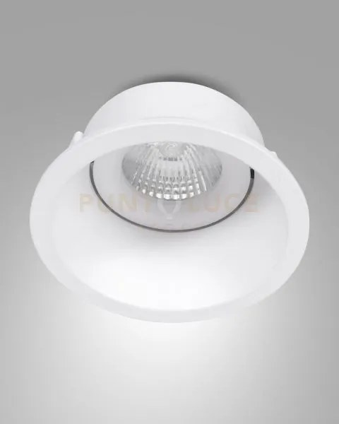 Toodle faretto attacco gu10 tondo bianco orientabile d.9,3cm