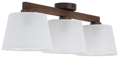 Brilagi - Lampadario a plafone LATTE 3xE27/15W/230V pino/bianco